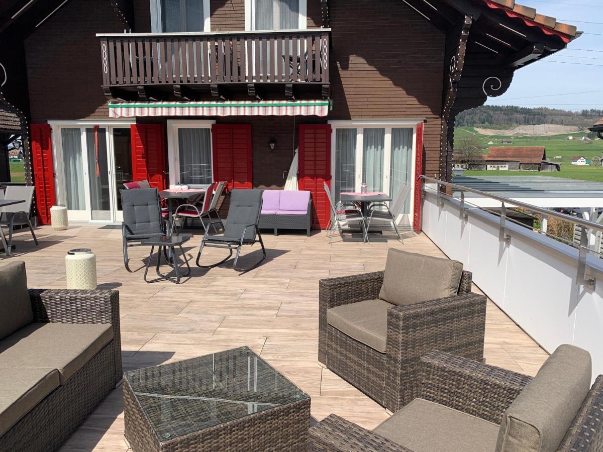 Pension Chalet Charme Siebnen Eksteriør bilde